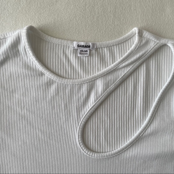 White Garage Long Sleeve Top - Picture 3 of 4